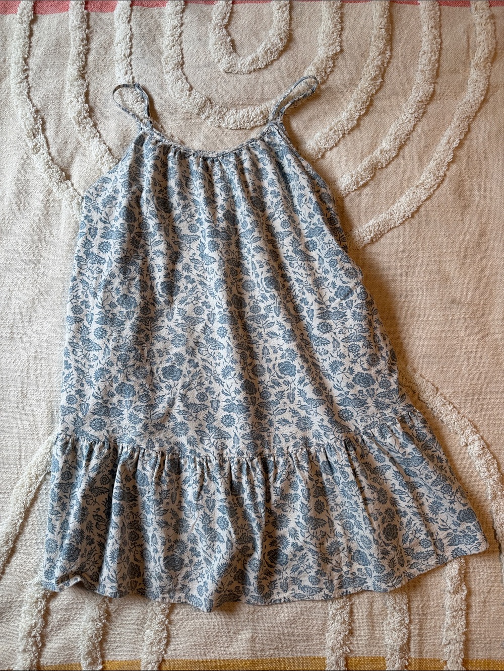 Medium Universal Thread Light Blue Floral Print Flowy Dress With Pockets!!